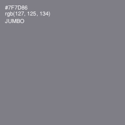 #7F7D86 - Jumbo Color Image