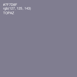 #7F7D8F - Topaz Color Image
