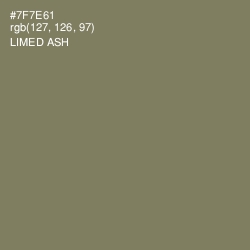 #7F7E61 - Limed Ash Color Image