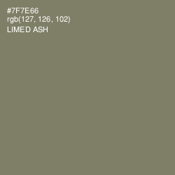 #7F7E66 - Limed Ash Color Image