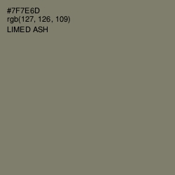 #7F7E6D - Limed Ash Color Image