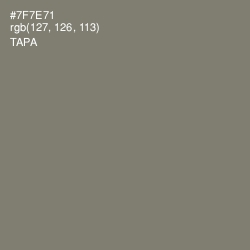 #7F7E71 - Tapa Color Image