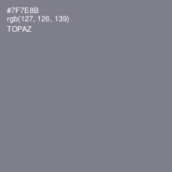 #7F7E8B - Topaz Color Image