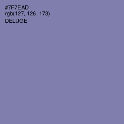 #7F7EAD - Deluge Color Image