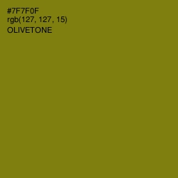 #7F7F0F - Olivetone Color Image