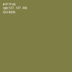#7F7F45 - Go Ben Color Image