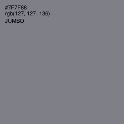 #7F7F88 - Jumbo Color Image