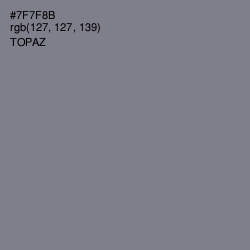 #7F7F8B - Topaz Color Image