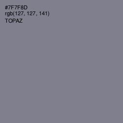 #7F7F8D - Topaz Color Image