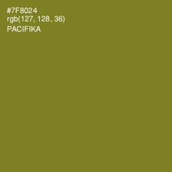 #7F8024 - Pacifika Color Image