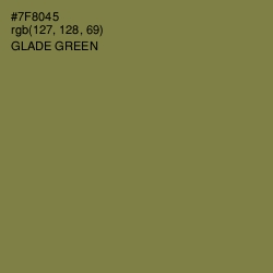 #7F8045 - Glade Green Color Image