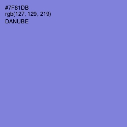 #7F81DB - Danube Color Image