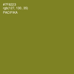 #7F8223 - Pacifika Color Image