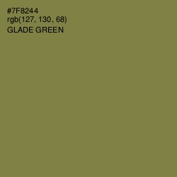 #7F8244 - Glade Green Color Image