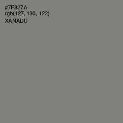 #7F827A - Xanadu Color Image