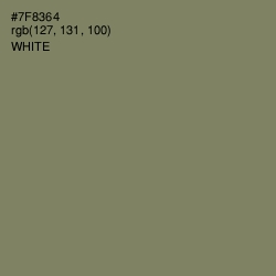 #7F8364 - Flax Smoke Color Image