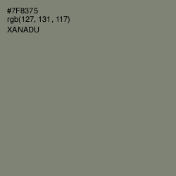 #7F8375 - Xanadu Color Image