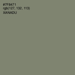 #7F8471 - Xanadu Color Image