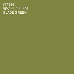 #7F8541 - Glade Green Color Image