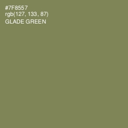 #7F8557 - Glade Green Color Image