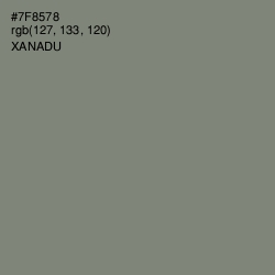 #7F8578 - Xanadu Color Image