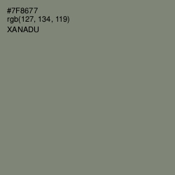 #7F8677 - Xanadu Color Image