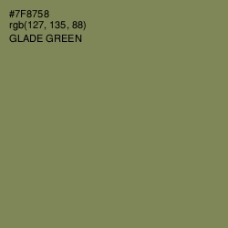 #7F8758 - Glade Green Color Image