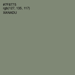 #7F8775 - Xanadu Color Image