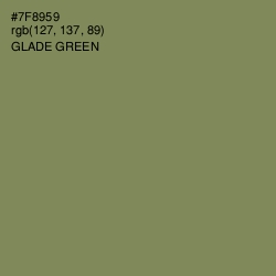 #7F8959 - Glade Green Color Image