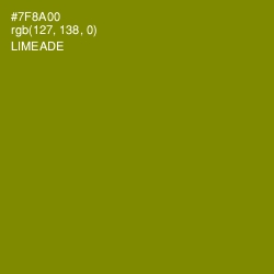 #7F8A00 - Limeade Color Image