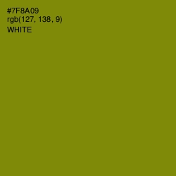 #7F8A09 - Trendy Green Color Image