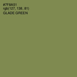 #7F8A51 - Glade Green Color Image