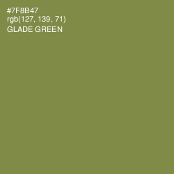 #7F8B47 - Glade Green Color Image