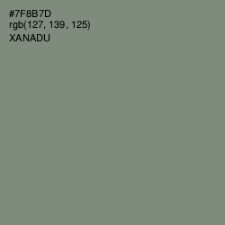 #7F8B7D - Xanadu Color Image