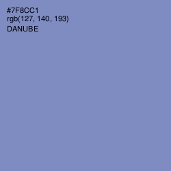 #7F8CC1 - Danube Color Image