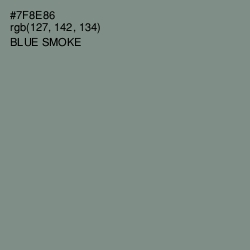 #7F8E86 - Blue Smoke Color Image