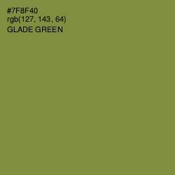 #7F8F40 - Glade Green Color Image