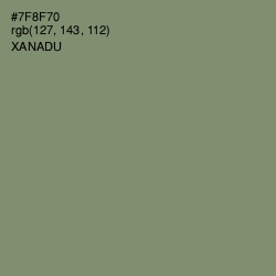 #7F8F70 - Xanadu Color Image