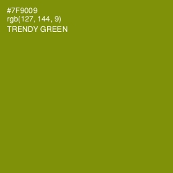 #7F9009 - Trendy Green Color Image