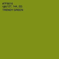 #7F9016 - Trendy Green Color Image