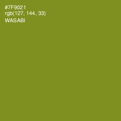 #7F9021 - Wasabi Color Image