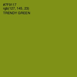 #7F9117 - Trendy Green Color Image