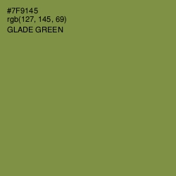 #7F9145 - Glade Green Color Image
