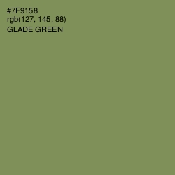 #7F9158 - Glade Green Color Image