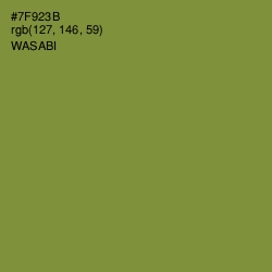 #7F923B - Wasabi Color Image