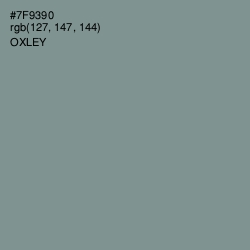 #7F9390 - Oxley Color Image