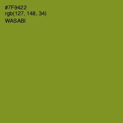 #7F9422 - Wasabi Color Image