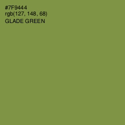 #7F9444 - Glade Green Color Image