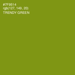 #7F9514 - Trendy Green Color Image