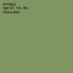 #7F9562 - Highland Color Image